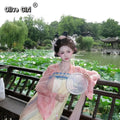 Olive Girl Hanfu Dress 2026 S-L XS-3XL Plus Size Hanfu Chinese Dress Traditional Chinese Clothing Chinese Heritage Fashion Women