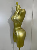 Women Sexy 2 Pieces Bodycon Bandage Swimsuit Celebrate Fashion Beach Swimwear Bikini Summer Style High Quality Wholesale
