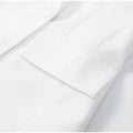 Lady Solid Waist Cinching Blazer Dress Fashion Full Sleeve Lapel V-neck Double Breasted Slim Vestidos 2026 Office Street Gown