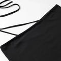 Solid Two Piece Set  for Women Halter Sleeveless Top High Waist Temperament Long Skirt Sets Female