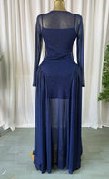 Women O-neck Long Sleeve Big Swing A-line Maxi Dress 2026 Evening Sexy Parties Education Vacation Long Dresses Vestidos