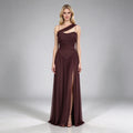 Sexy Prom Dresses for Women 2026 Off The Shoulder Solid Prom Gowns Long Draped Split Formal Party Dress