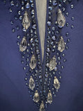 Fashion Women's formal Evening Long Maxi Dress Diamond Crystal Long Sleeve Slim Elegant Banquet Party Dresses 2025 New