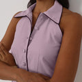 French Elegant Two Piece Set for Women Laple Sleeveless Slimming Cardigan Top High Waist A Line Skirt Suit Female