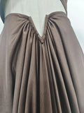 Solid Two Piece Set for Women Strapless Sleeveless Top High Waist Slimming Dress Female Fashion Style New