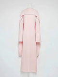 Evening Dresses Long Sleeves O Neck Slim Maxi 2026 Women Dinner Party Gowns With Shawl Pearls Elegant Wedding Robes Lady