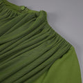 Elegant Pleated Mesh Shawl Maxi Dress Chic Long Sleeve Slim Fit Dresses 2026 Spring New O-Neck Party Prom Gowns Chic