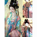 Olive Girl Red Embroidered Hanfu Dress for Ren Faire 2026 Garden Wedding Fairycore Photoshoot Everyday Wear S-L XS-3XL Plus Size Chinese Heritage Fashion Women