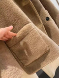 Original high-quality new women's clothing, European and American style fashionable double-sided double-layer coat jacket