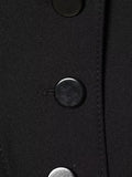 Black Loose Spliced Buttons Chic Jackets for Women Lapel Long Sleeve Commute Basics Jacket Female Summer Fashion