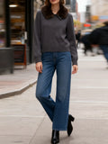 Casual Spliced Faux Fur Sweater for Women O Neck Long Sleeve Patchwork Single Breasted Knitted Cardigans Female New