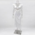 Sexy Hollow Lace Dress Women's Fashion Short Sleeve Elegant High Waist Slim Print Dress Summer Party Club Clothes Female