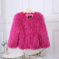 Fashion Luxury Cropped Faux Fur Coat Women's Winter 2025 Ins Hot Fluffy Short Faux Fur Jacket Street Style Warm Outwear