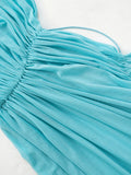 Elegant Women 2 Piece Set Strapless Shawl Vest Crop Tops+Irregular Pleats Skirts Sexy Matching Club Party Trend Suit