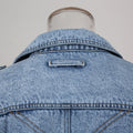 Personalized Street Denim Jacket 2025 New Fashion Ruffled Edge Single Breasted Lapel Denim Coat For Women Jeans