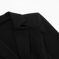 Chic Waist Cinching Mini Dress Women Fashion Full Sleeve Deep V-neck Double Breasted Short Dresses Lady Daily Party Street Gowns