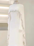 Women Diamond Shawl Design Abaya Eid Mubarek Muslim Dresses Robe Long Sleeve Vestidos Fashion Abayas For Women Isamic Clothing