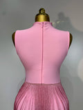 Women Sexy Sleeveless Tassel Bodycon Bandage Dresses Celebrity Elegant Evening Party Nightclub Luxury Birthday Cocktail Dress
