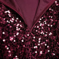 Sexy Sparkly Sequin Patchwork Bodycon Dresses for Woman Ruffle Tassel Dress Female Party Clubwear Long Birthday Outfits
