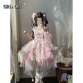 Olive Girl Romantic Lolita Dress for Ren Faire 2026 Fairycore Photoshoot Everyday Wear S-L XS-3XL Plus Size Romantic Cottagecore Garden Party Editorial Not Costume Lolita Dress Chinese Heritage Fashion Women