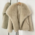 Women Fur Coat Women 2026 Plush White Bomber Jacket Solid Crop Long Sleeve Jacket Warm Winter Coats Female Casual Fur