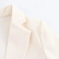 Solid Loose Spliced Single Breasted Dresses for Women Lapel Long Sleeves Patchwork Folds Elegant Dress Female New