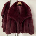 Women Fur Coat Women 2026 Plush White Bomber Jacket Solid Crop Long Sleeve Jacket Warm Winter Coats Female Casual Fur