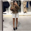 Upgraded Thick Wrap Front Tie Padded Jacket Kimono Style Collar Long Sleeve Loose Warm Daily Women Coat 2026 Winter Cotton Coats