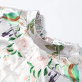 Vintage Women's Printed Long Dresses Loose O-neck Flared Half Sleeve Big Hem Wide Female Dresses 2026 Summer Lady Elegant Robes