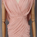 2026 Summer New Ruched Maxi Dress Women Draped Sleeveless V Neck Elegant Folds Dresses Formal Evening Party Gown
