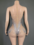 New Lady Slim Club Party Dresses Mesh Diamonds Spaghetti Strap Birthday Clothes Women Glitter Sling Party Dress