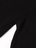 Solid Hollow Out Pullover Sweater For Women Diagonal Collar Long Sleeve Irregular Hem Slimming Sweater Female New