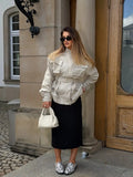 Women Oatmeal Soft Suede Stand Collar Snap Button Pocket Jackets Long Sleeve Coats Autumn Daily Office Party Chic Outerwear 2026