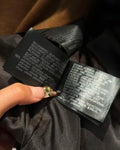 Original for Autumn/winter Women's Collection, A Detachable Wool-neck Jacket with A Fleece Leather Effect Can Be Worn