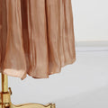 Solid Evening Spliced Folds Dress for Women Halter Sleeveless High Waist Pachwork See Through Backless Maxi Dresses Female