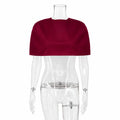 Elegant Short Shawl Top Women's Spring New Solid Sleeveless Commuting Shawl Coat Female Birthday Reunion Cardigan