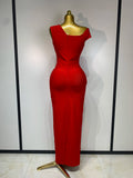 Women Sexy Off Shoulder Shining Diamond Bodycon Bandage Dress 2026 Celebrity Elegant Evening Luxury Club Party Dresses