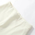 White Ruffle Stand Collar Peplum Skirt Set Romantic High Neck Long Sleeve Slim Co-ord 2026 Spring Wedding Dating Party Outfit