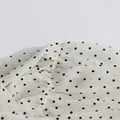 Polka Dot See Through Blouse for Women Deep V Neck Long Sleeves Irregular Design Loose Shirt Female Fashion Clothes