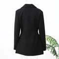 Black Hollow Out Mini Dress Women Chic Long Sleeves Waist Cinching Slim Short Dresses Lady Fashion Evening Party Vestidos