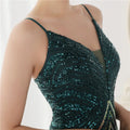 Elegant Women Short Evening Dress Sexy Straps Sequin Slim Bodycon Party Dresses Black Gold Female Vestidos De Soiree
