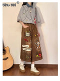 Olive Girl Brown Romantic Streetwear Fairycore 2026 Everyday Wear S-XXL XS-3XL Plus Size Romantic Cottagecore Not Costume Streetwear Chinese Heritage Fashion Women