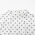 Elegant Polka Dot Long Dress Women's High Waist A-line Maxi Dresses Evening Party Summer Holiday Resort Blue Black Green White