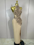 Sexy Hollow Out Sleeveless 3D Flower Red Bodycon Long Bandage Dress Women Evening Party Birthday Elegant Wedding Guest Clothing