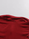 Elegant Luxury Dinners Red Maxi Dress for Women Sleeveless Cape Design Full Fringe Skirt for Fashion Parties Events