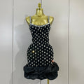 Women Luxury Diamonds Sleeveless Bodycon Bandage Mini Dress High Street Celebrate Evening Prom Club Elegant Birthday Party Dress