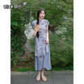Olive Girl Romantic Qipao for Garden Wedding 2026 Fairycore Photoshoot Everyday Wear S-XXL XS-3XL Plus Size Romantic Garden Party Editorial Not Costume Qipao Cheongsam Chinese Dress Chinese Heritage Fashion Women