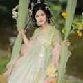 Olive Girl Hanfu Dress 2026 S-XL XS-3XL Plus Size Ren Faire Dress Hanfu Chinese Dress Traditional Chinese Clothing Chinese Heritage Fashion Women