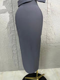 Elegant  Women Sexy Strap Florals Sleeveless Bodycon Midi Bandage Dress Birthday Party Nightclub Celebrate Photo Shoot Out