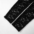 Sexy Jacquard Jumpsuit Women Sexy Mesh Patchwork Low-Neck Hollow Full Sleeve Skinny Midnight Party Clubwear Overalls